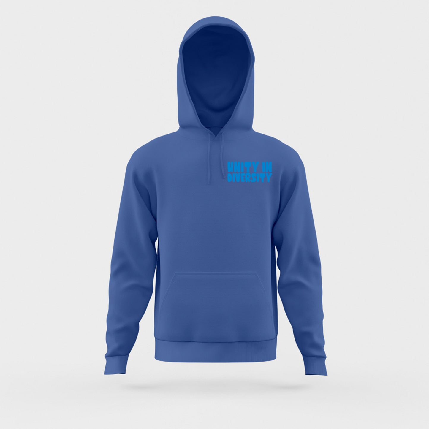 Unity in Diversity Blue Hoodie