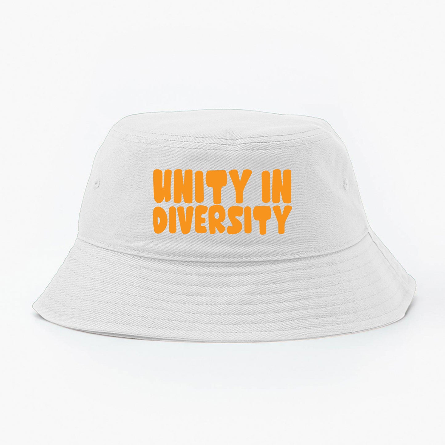 Unity in Diversity Orange Bucket Hat