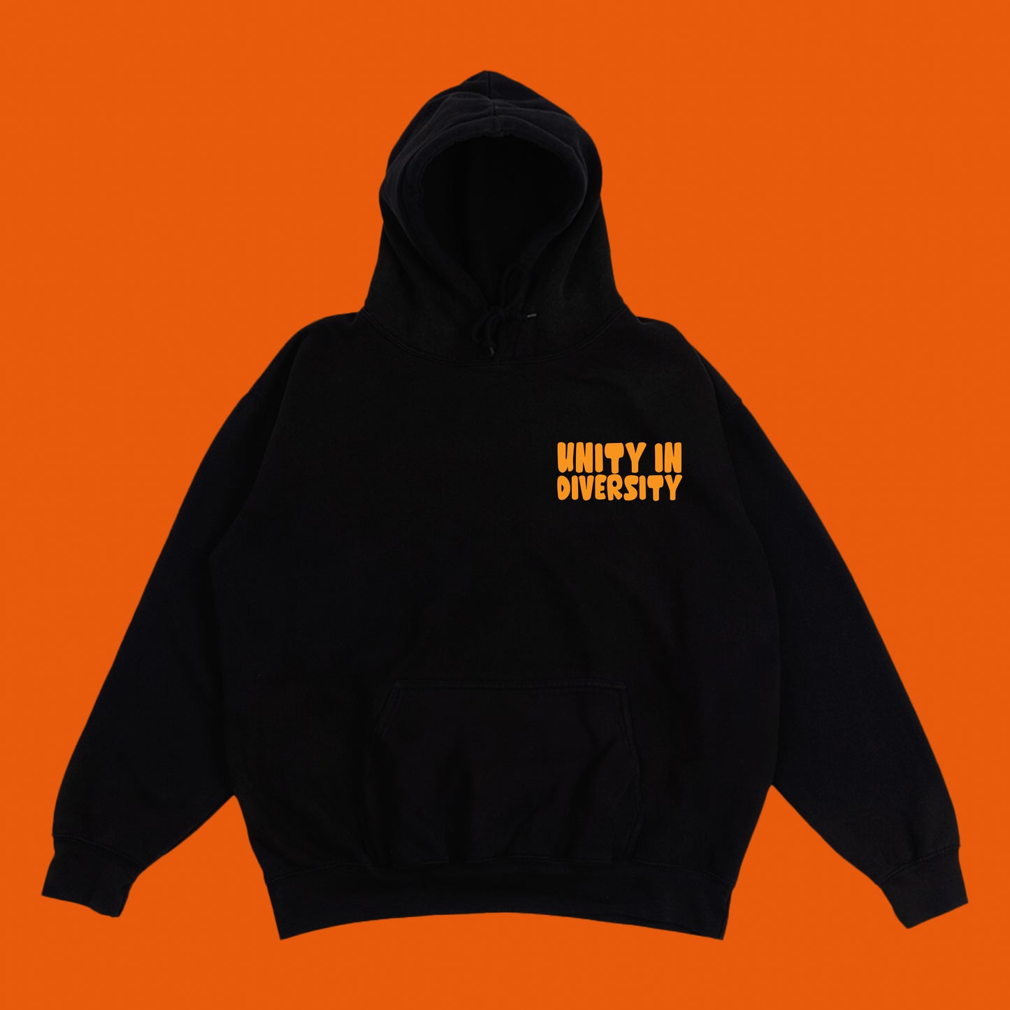 Unity in Diversity Orange Hoodie
