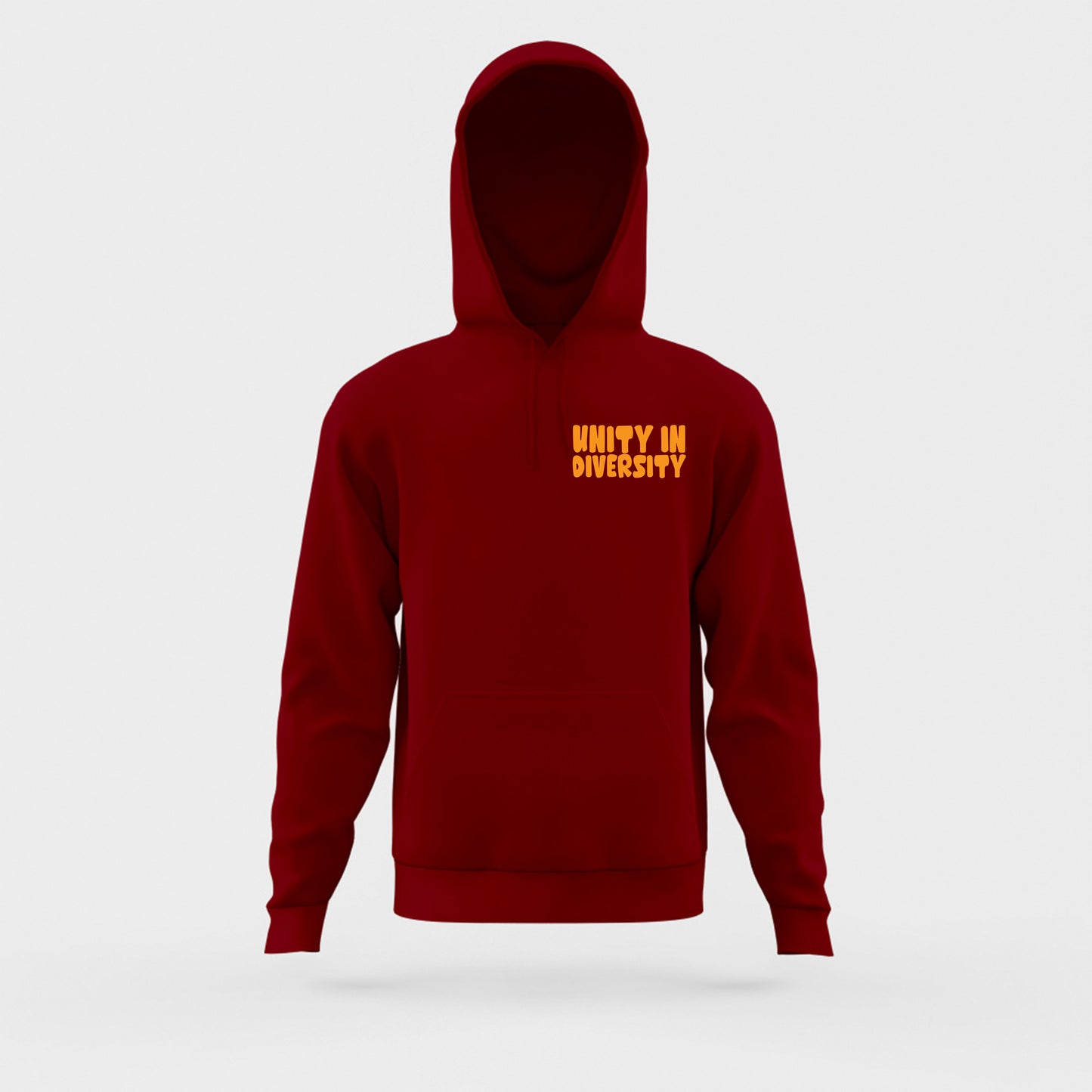 Unity in Diversity Orange Hoodie