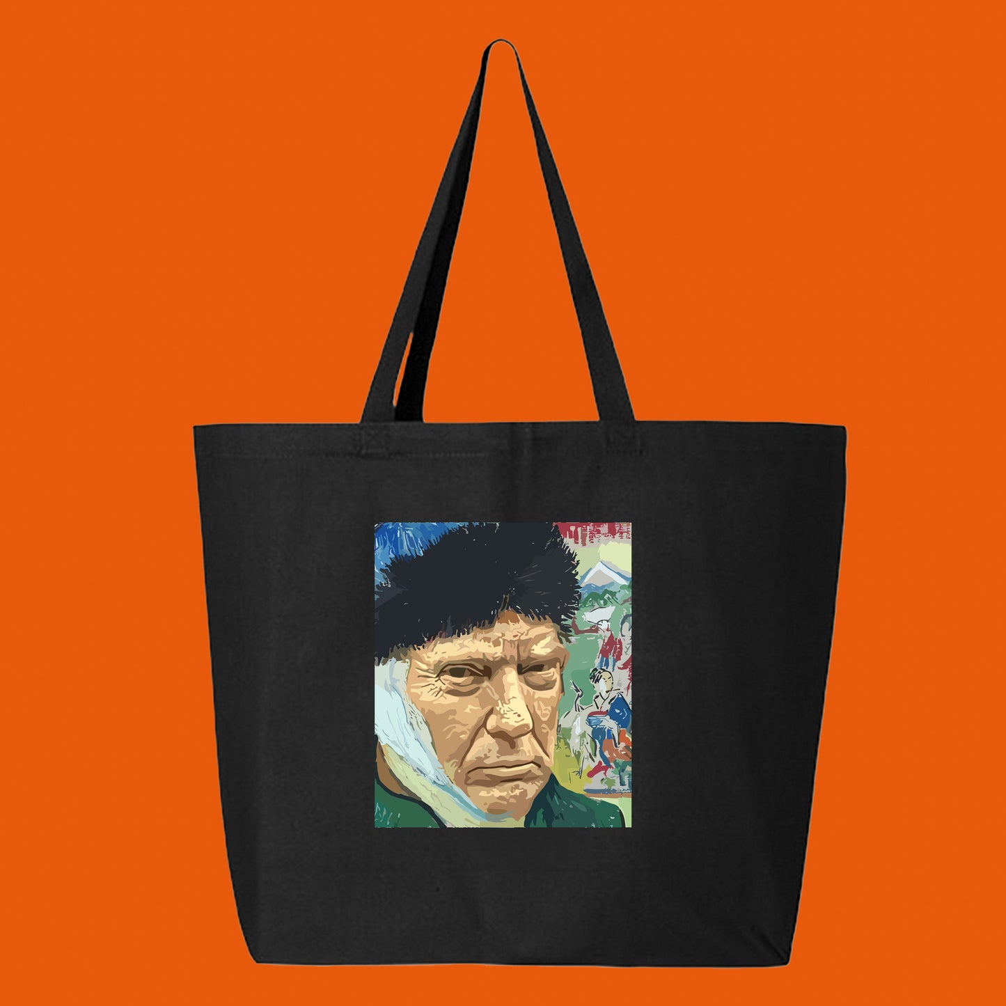 van goh trump tote bag