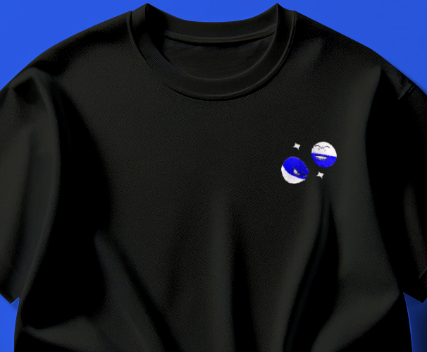 #0100 and #0101 shiny tee shirt