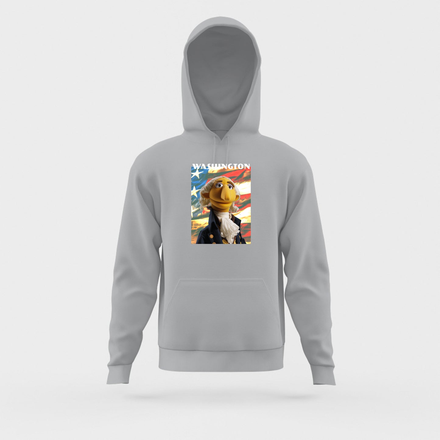 washington muppet flag hoodie