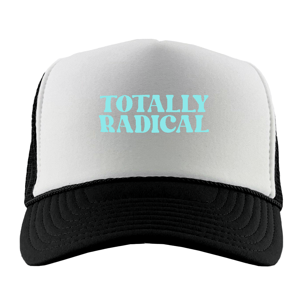 Totally Radical Sky Blue Foam Trucker Hat