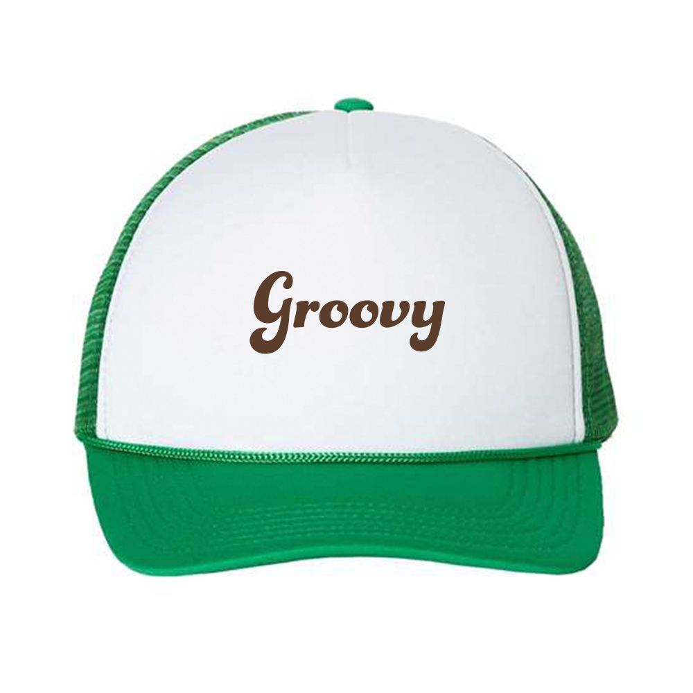 Groovy Brown Foam Trucker Hat