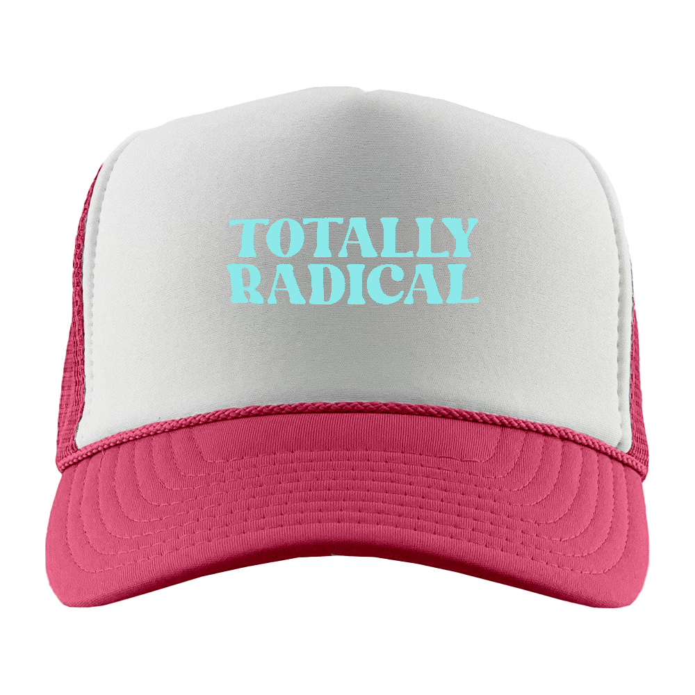 Totally Radical Sky Blue Foam Trucker Hat