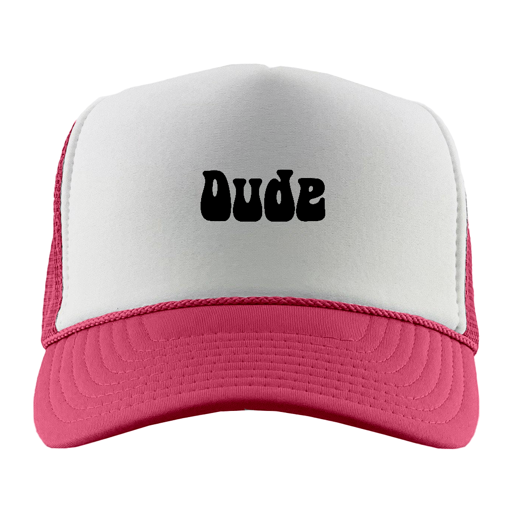 Dude Black Foam Trucker Hat