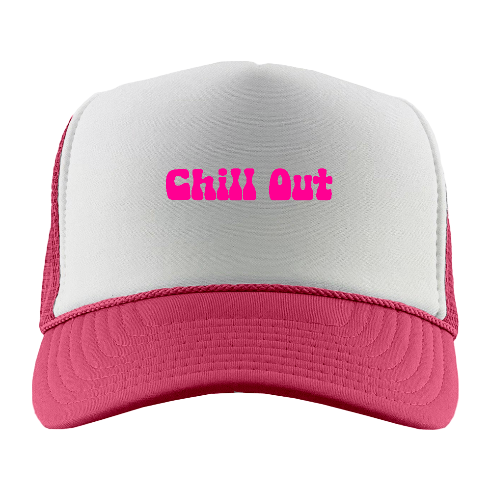 Chill Out Pink Foam Trucker Hat