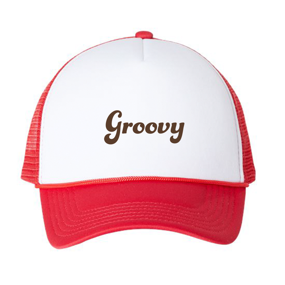 Groovy Brown Foam Trucker Hat