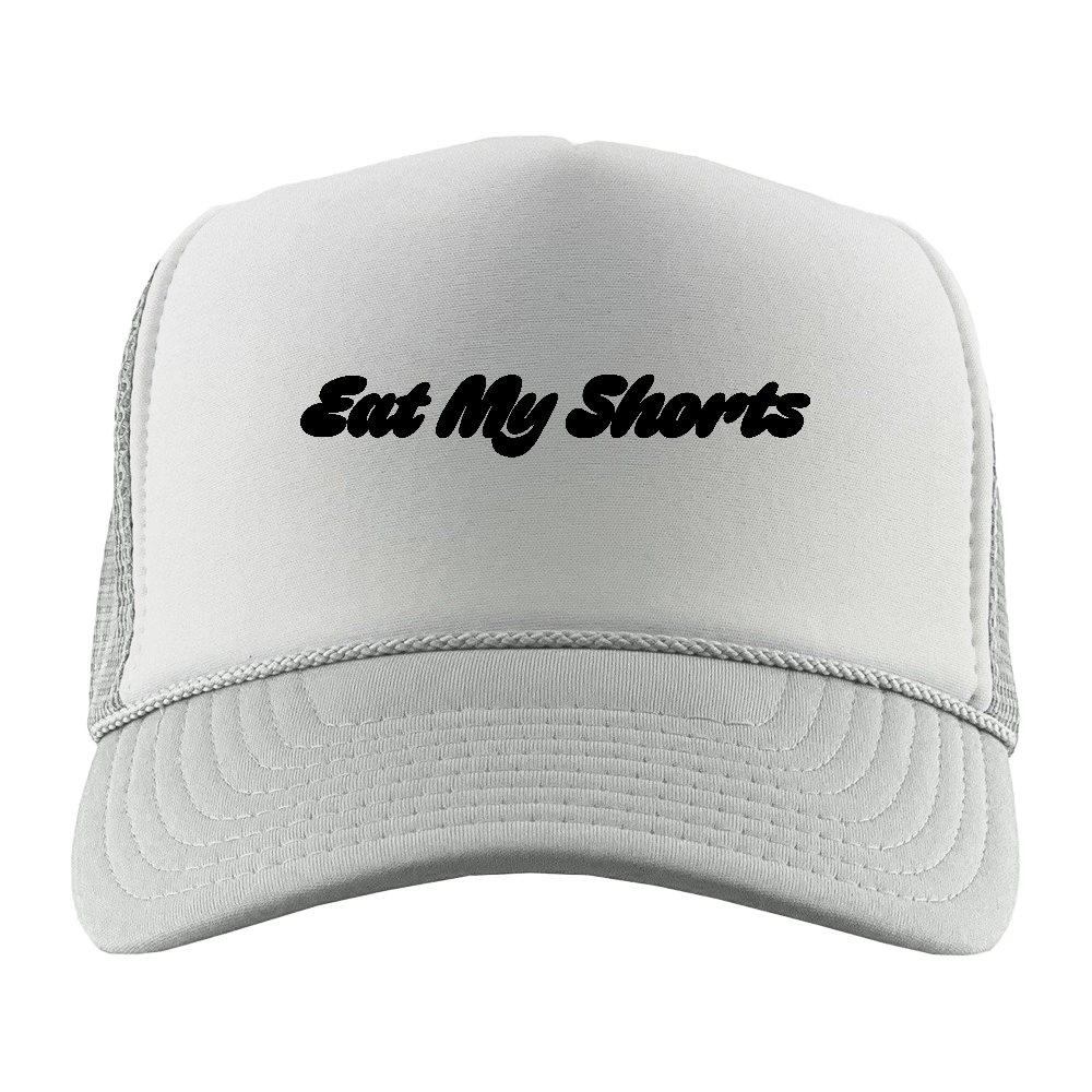 Eat My Shorts Black Foam Truckers hat