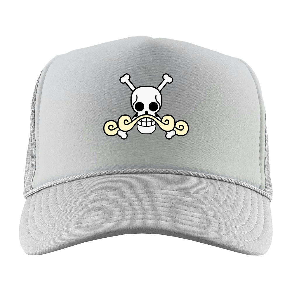 Roger Pirates jolly roger foam trucker