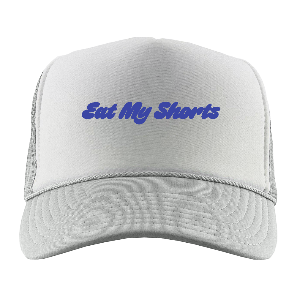 Eat My Shorts Indigo Foam Truckers Hat