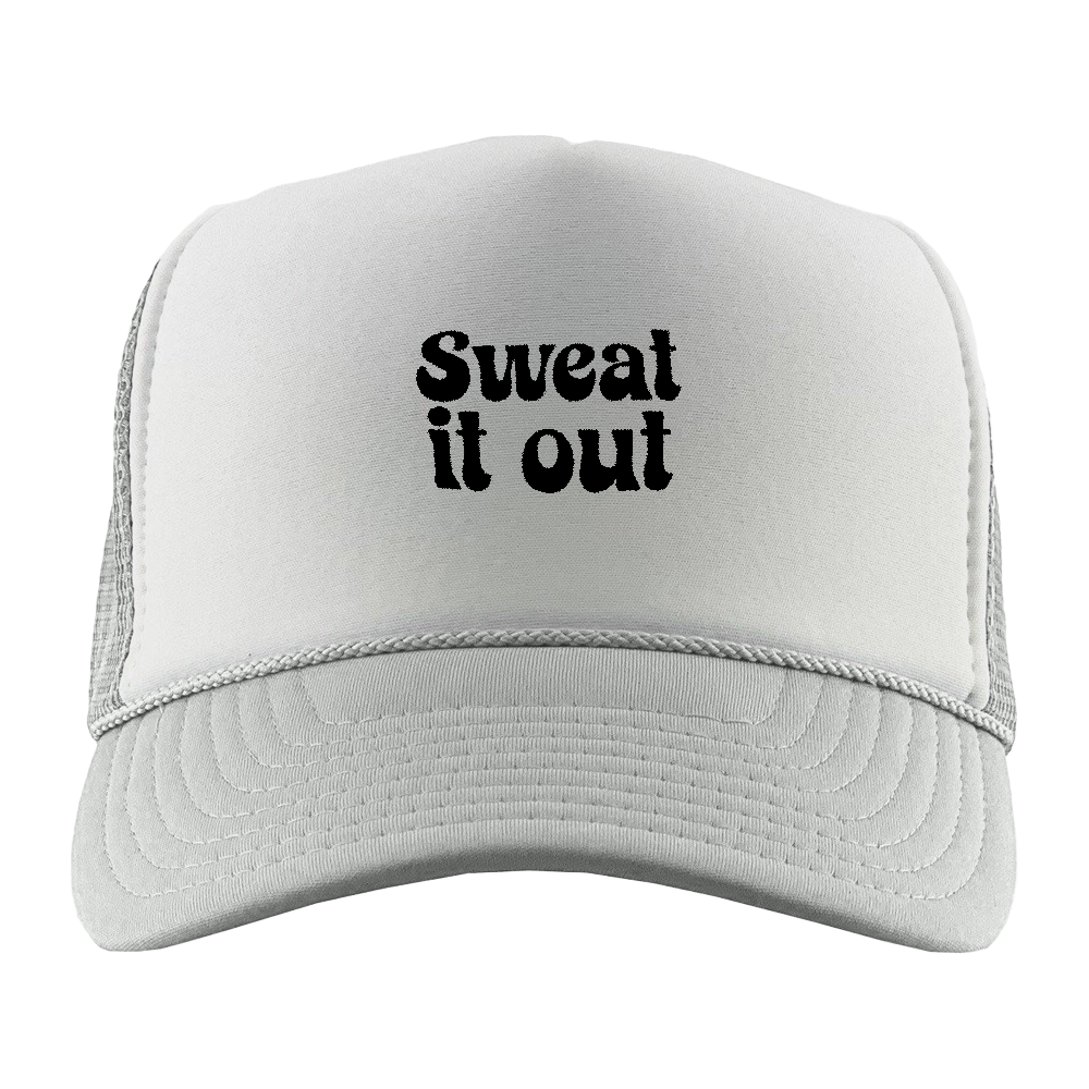 Sweat It Out Black Foam Trucker Hat