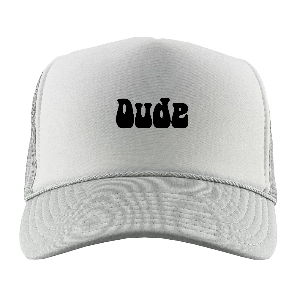Dude Black Foam Trucker Hat