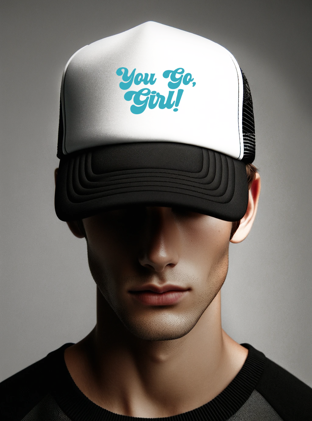 You Go, Girl! Green Foam Trucker Hat