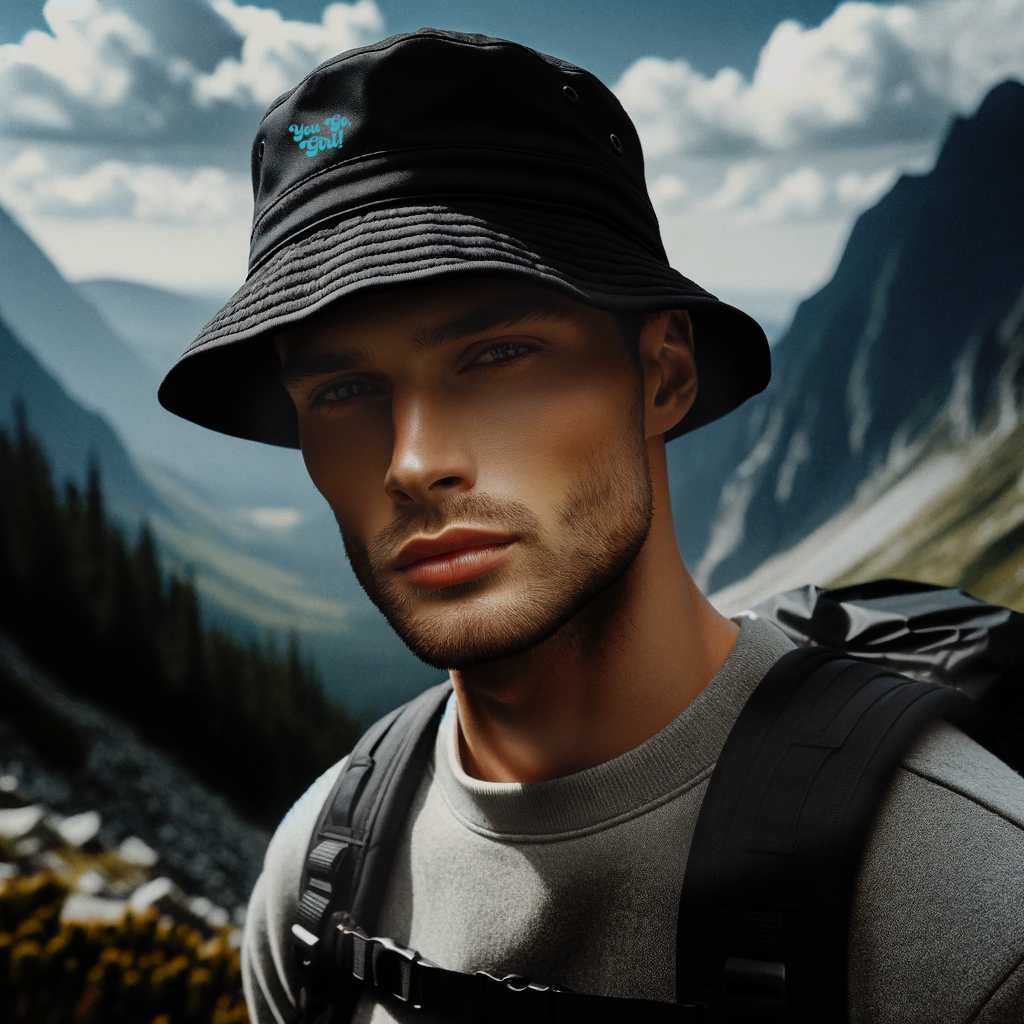 You Go, Girl! Green Bucket Hat