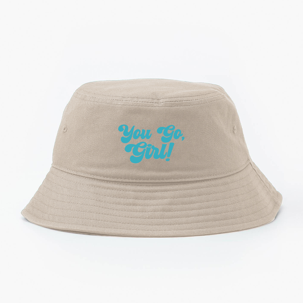You Go, Girl! Green Bucket Hat