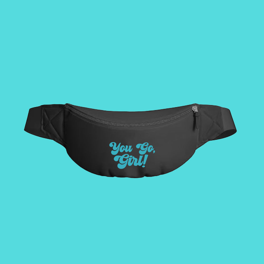 You Go, Girl! Green Fanny Pack