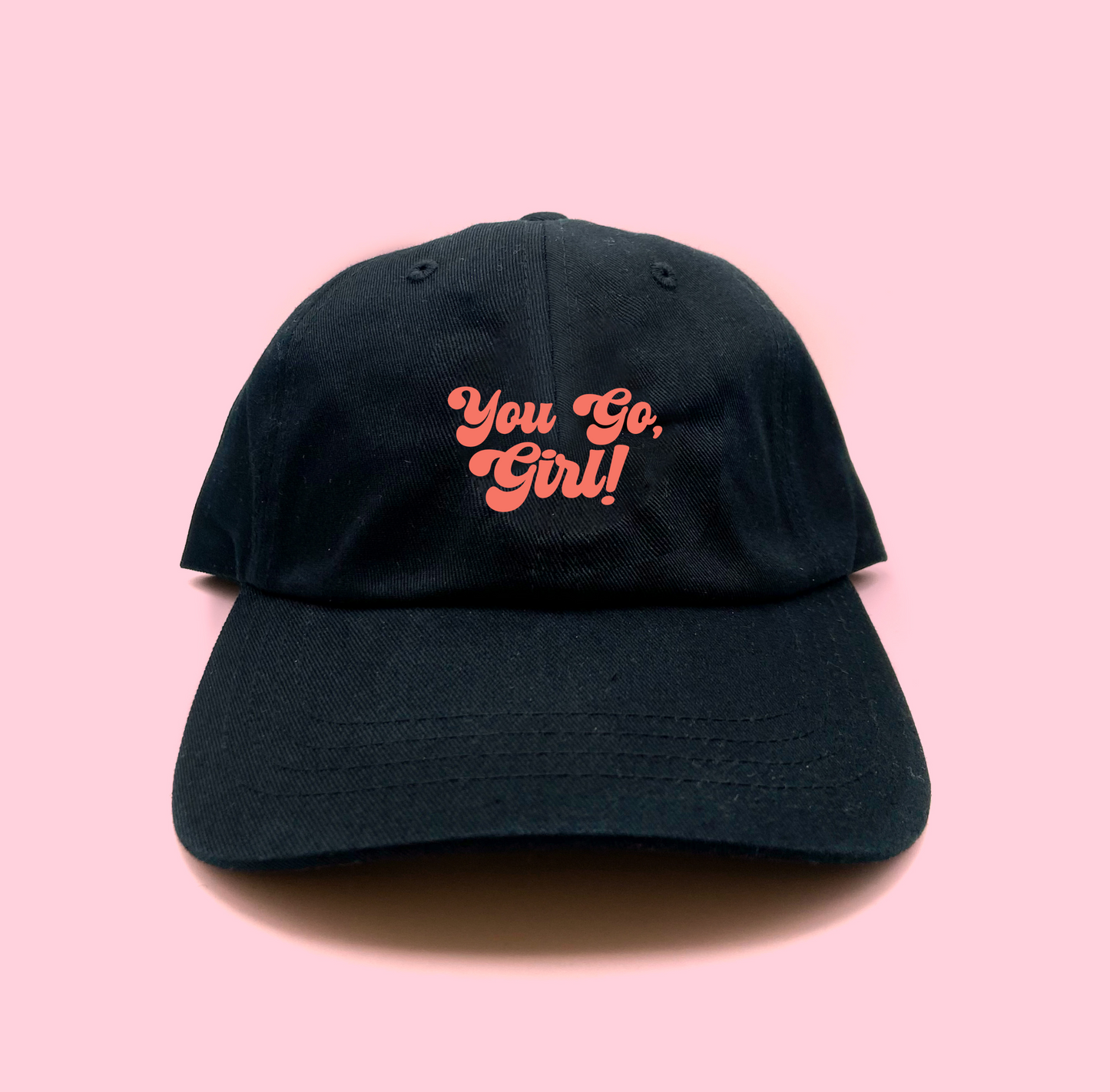 You Go, Girl! Peach Dad Hat
