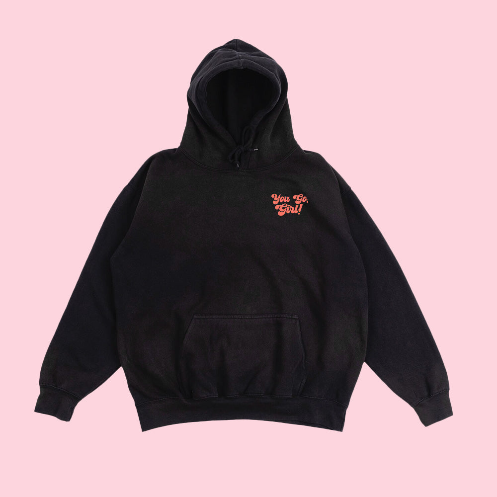 You Go, Girl! Peach Hoodie