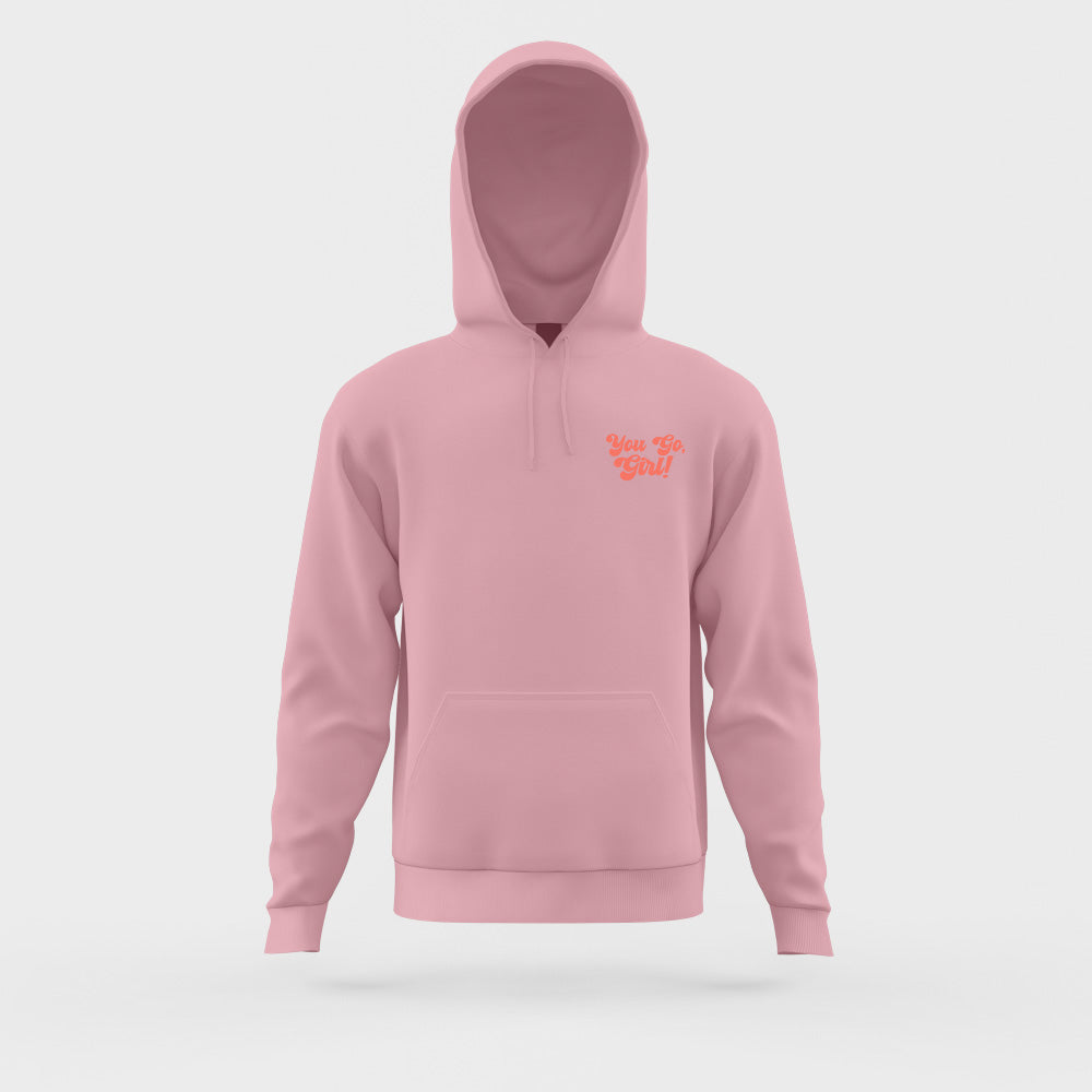 You Go, Girl! Peach Hoodie