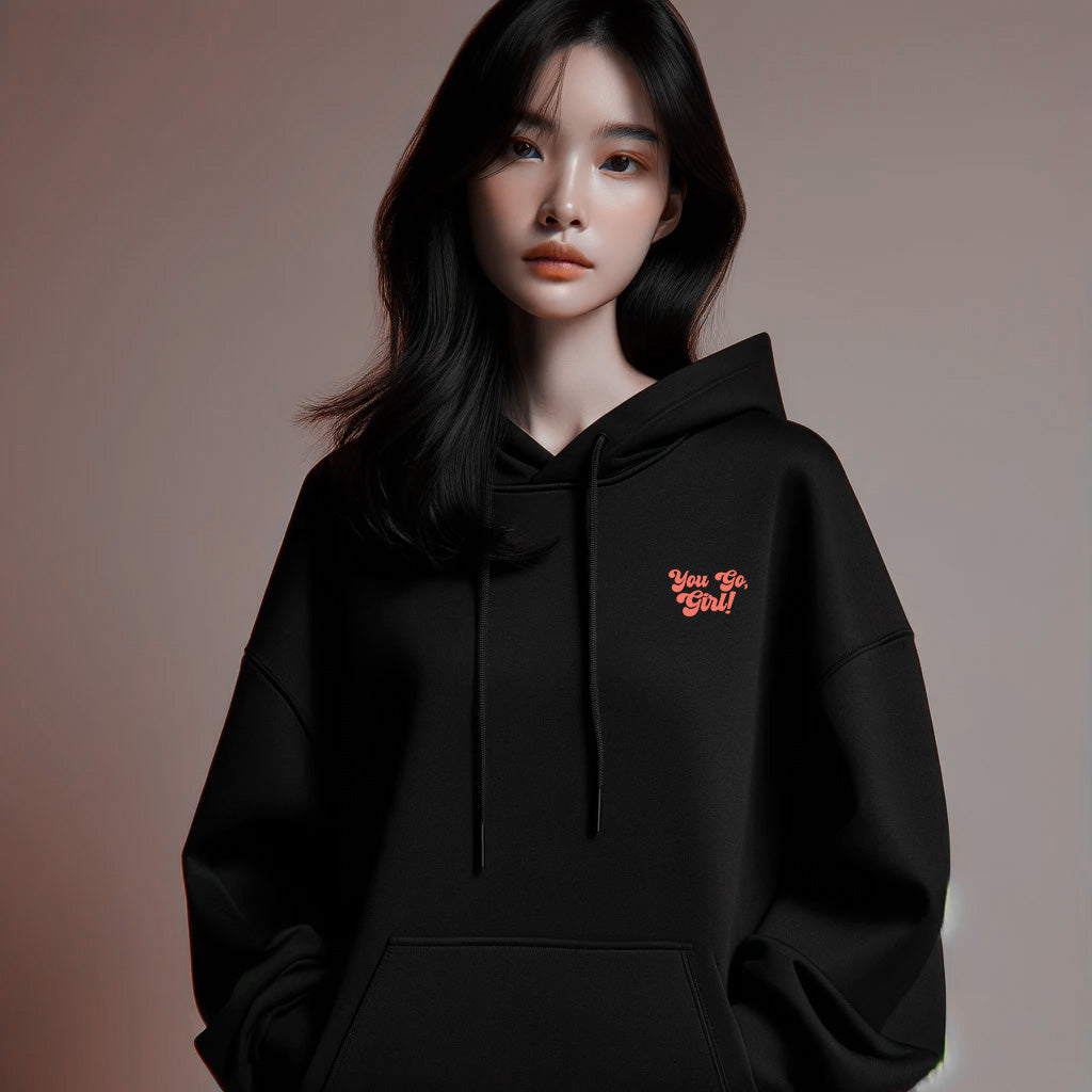 You Go, Girl! Peach Hoodie