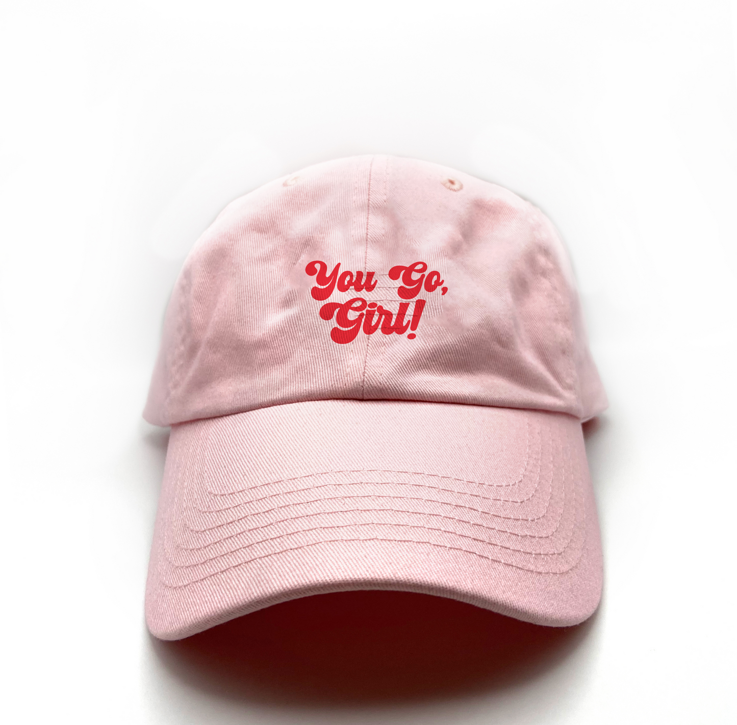 You Go, Girl! Pink Dad Hat