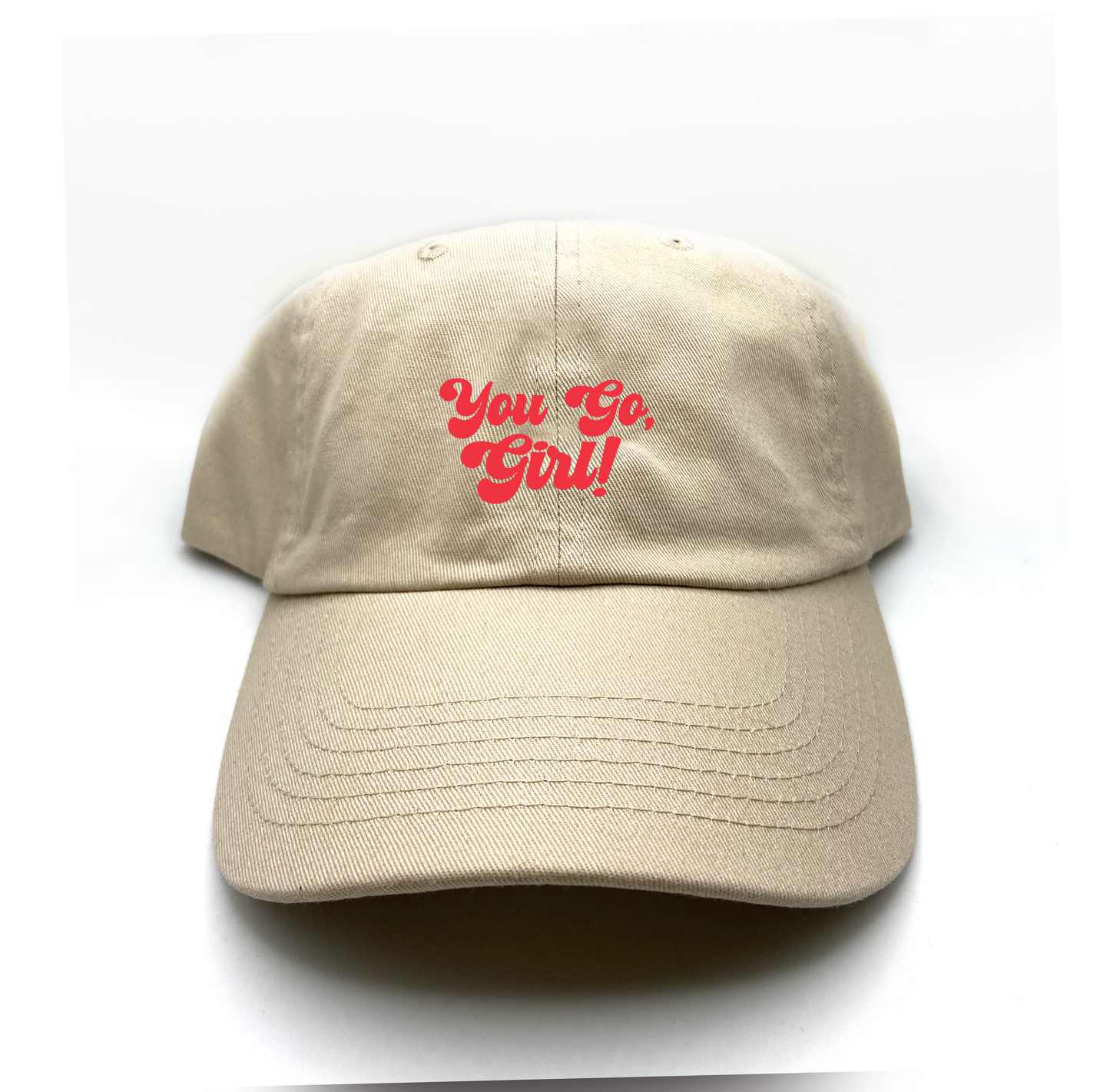 You Go, Girl! Pink Dad Hat