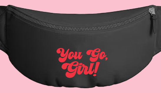 You Go, Girl! Pink Snapback Hat