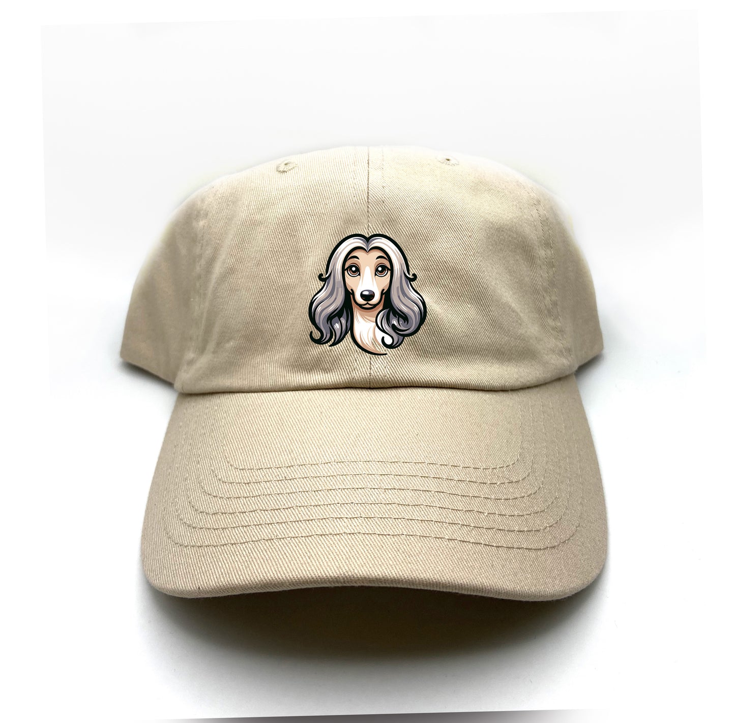 Afghan Hound Dad Hat