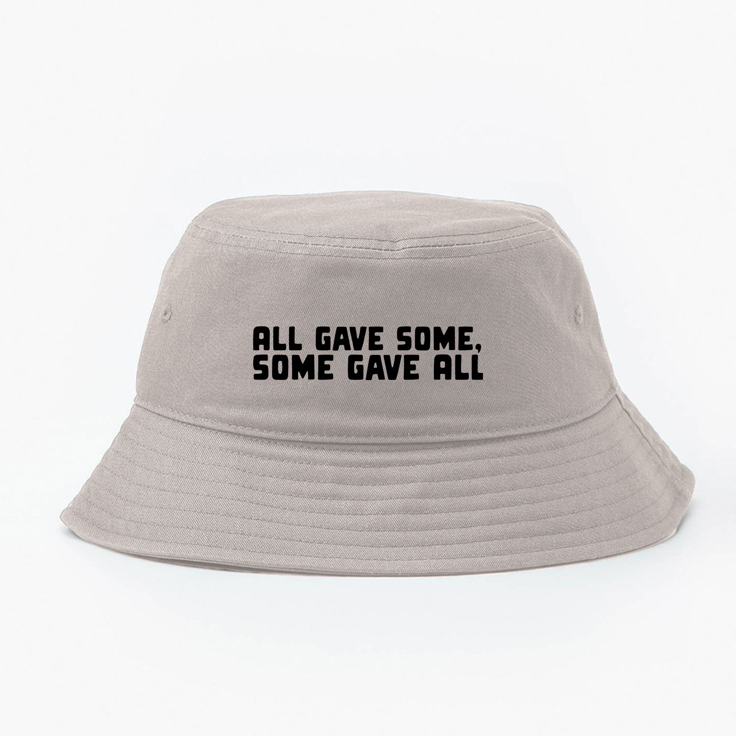 All Gave Some, Some Gave All Black Bucket Hat