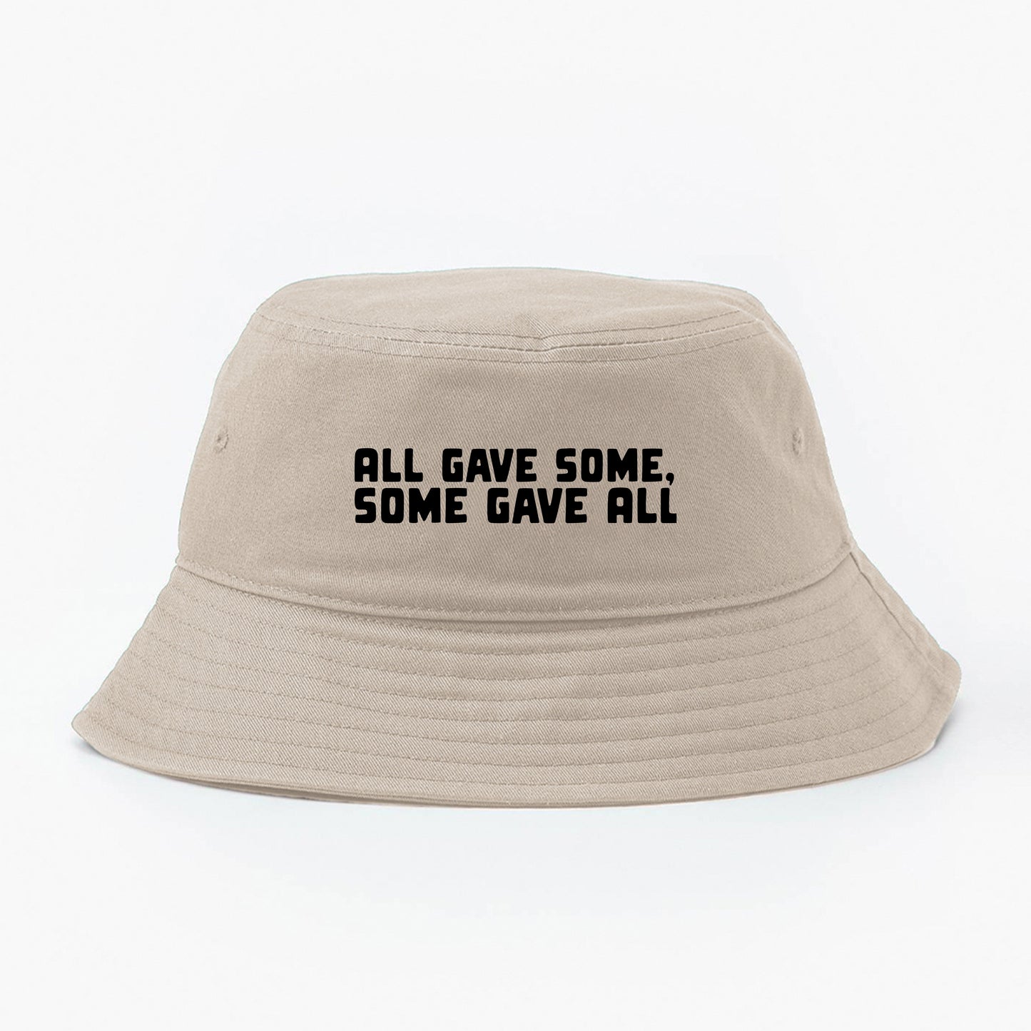 All Gave Some, Some Gave All Black Bucket Hat