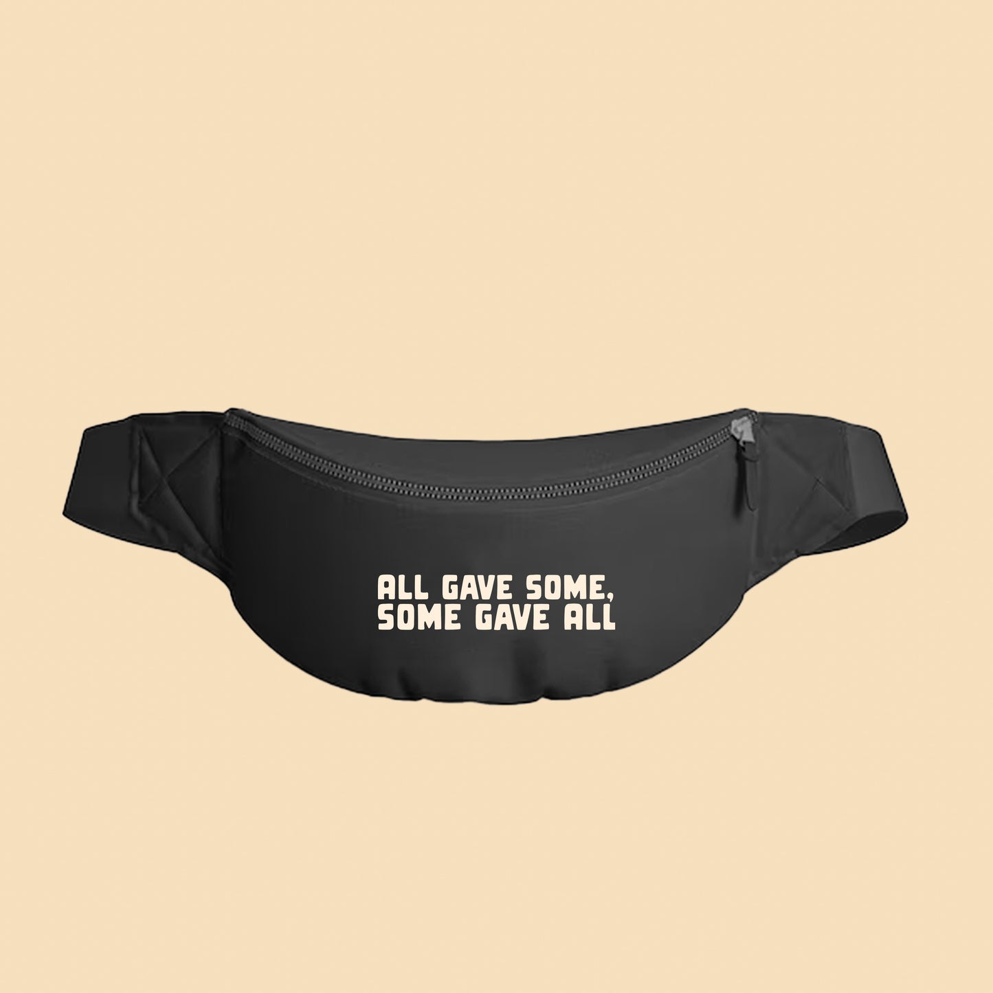 All Gave Some, Some Gave All Tan Fanny Pack