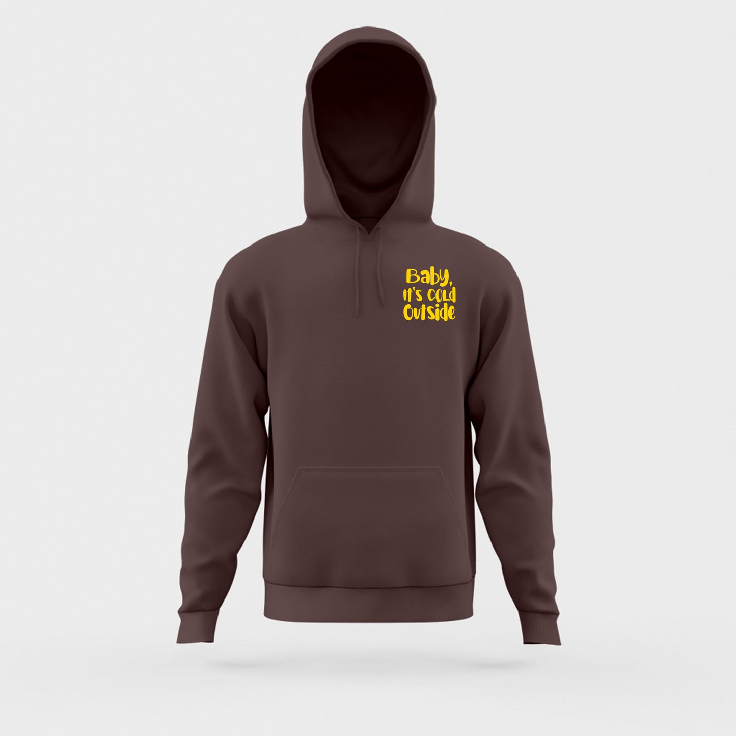 Baby, It's Cold Outside Yellow Hoodie