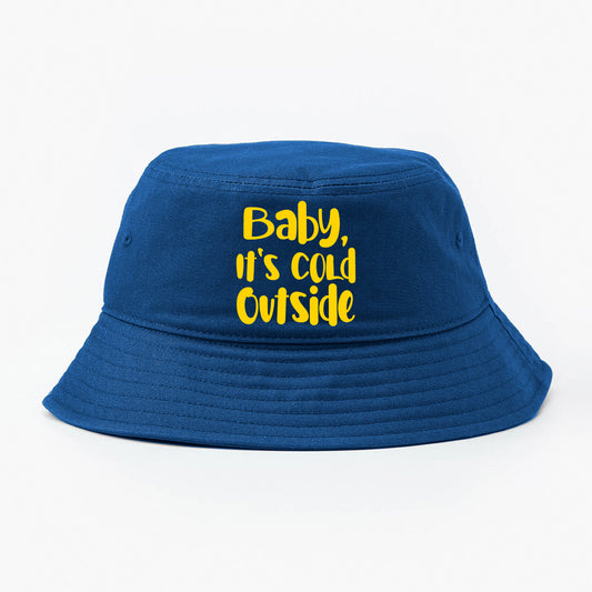Baby, It's Cold Outside Yellow Bucket Hat