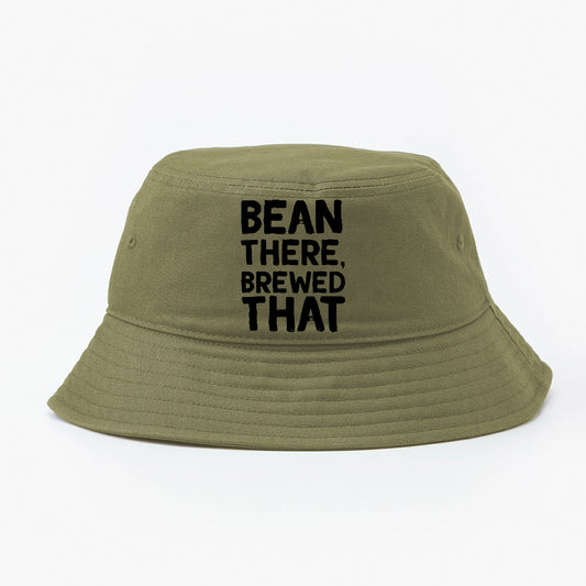 Bean There, Brewed That Black Bucket Hat