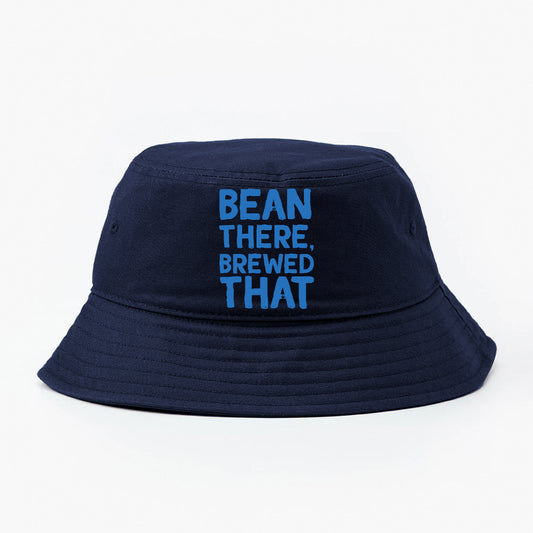 Bean There, Brewed That Blue Bucket Hat