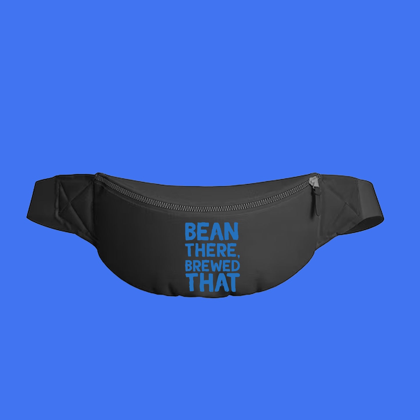 Bean There, Brewed That Blue Fanny Pack