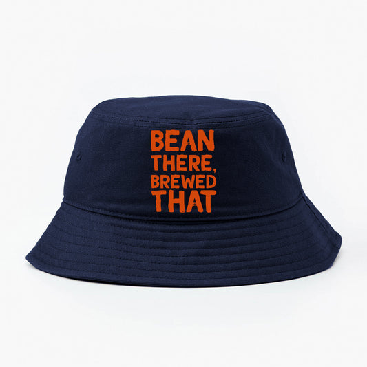 Bean There, Brewed That Dark Orange Bucket Hat