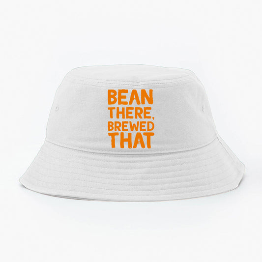 Bean There, Brewed That Orange Bucket Hat