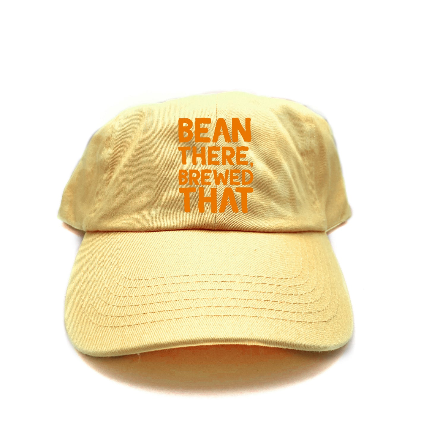 Bean There, Brewed That Orange Dad Hat