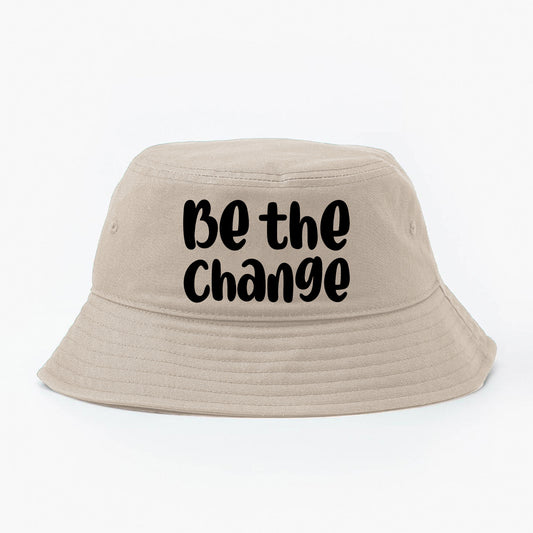 Be the Change Black Bucket Hat