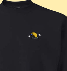 #0960 short shiny sweatshirt