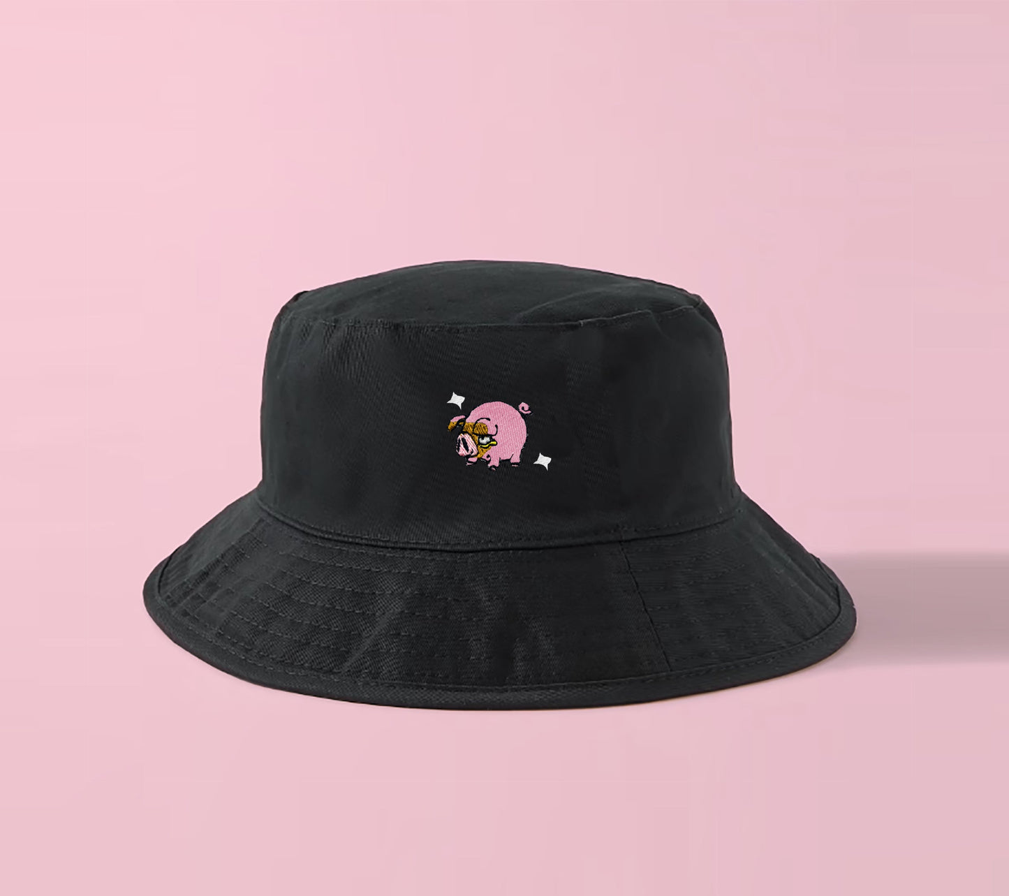#0915 shiny bucket hat