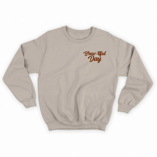 Brew-tiful Day Golden Brown Sweatshirt