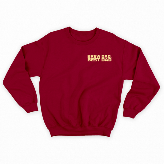 Brew Dad, Best Dad Tan Sweatshirt