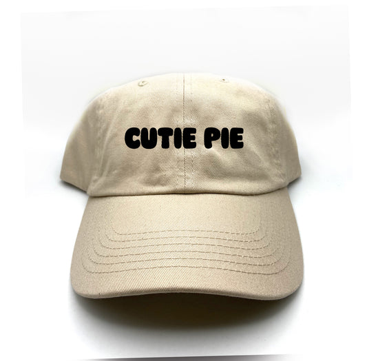 CUTIE PIE  Black Dad Hat