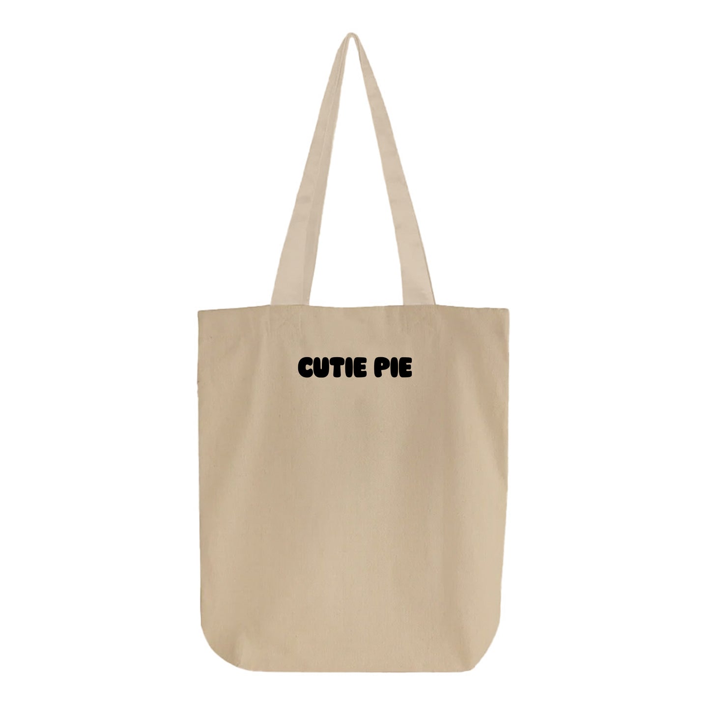 CUTIE PIE Black Tote Bag
