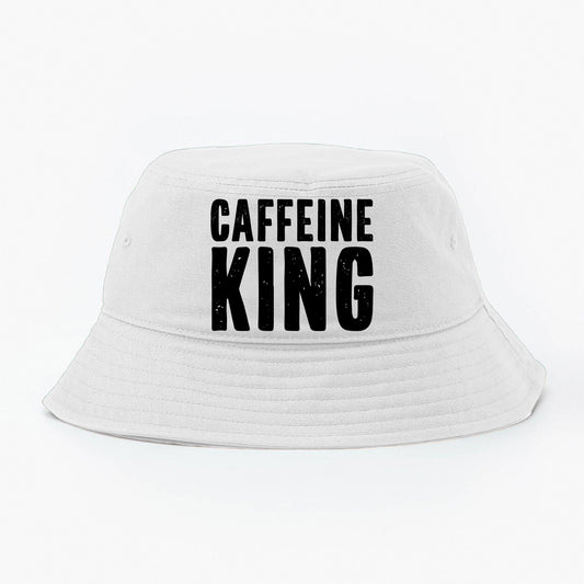 Caffeine King Black Bucket Hat