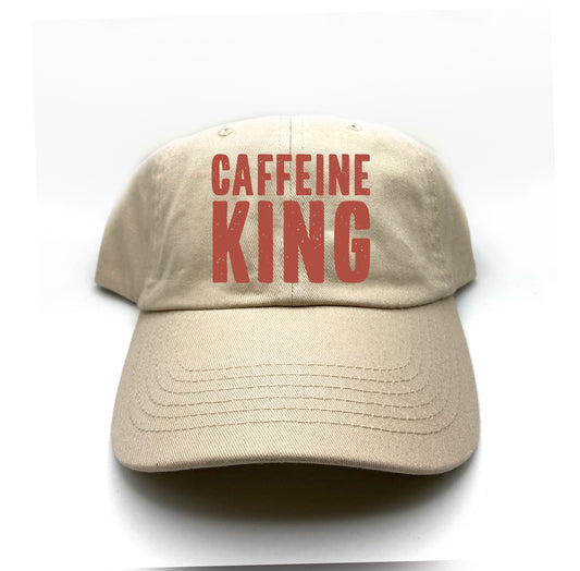 Caffeine King Dusty Red Dad Hat